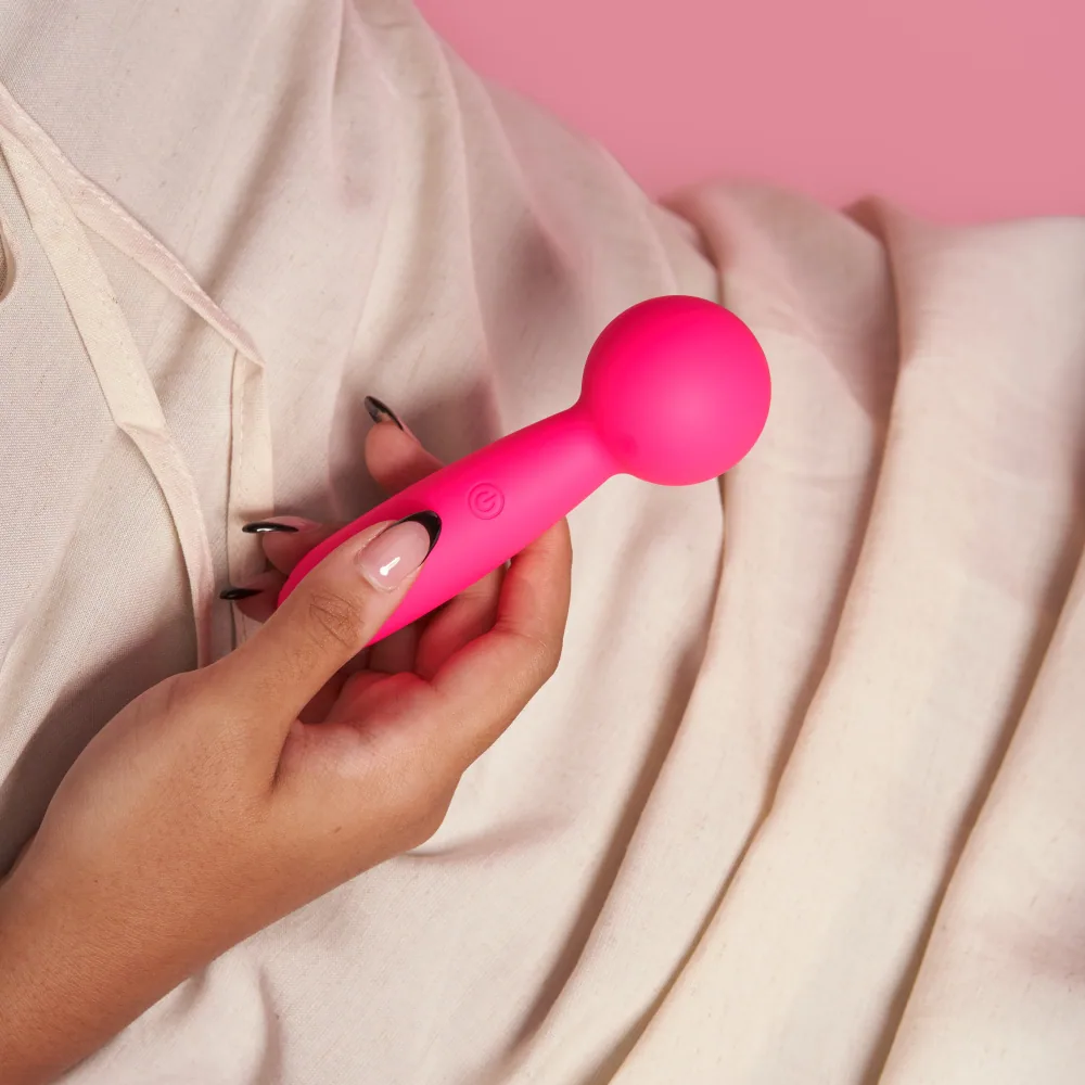 Lolly mini wand vibrator — with pouch
